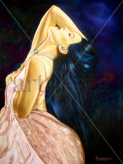 Aromas de mujer Oil Canvas Figure Painting