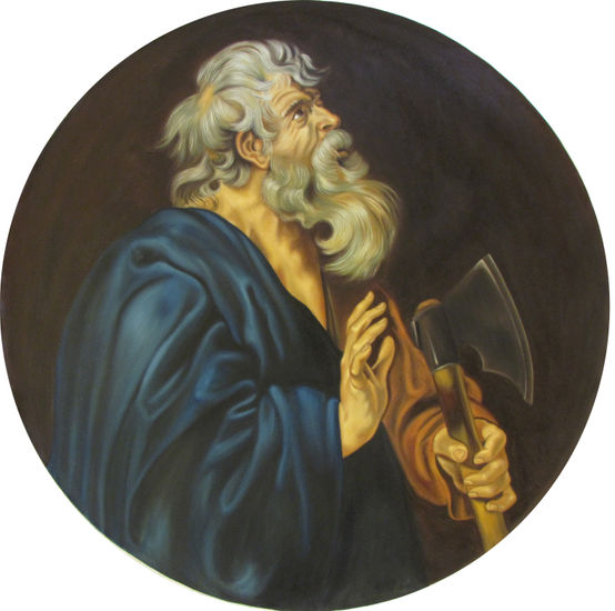 San Matias Óleo Lienzo Figura