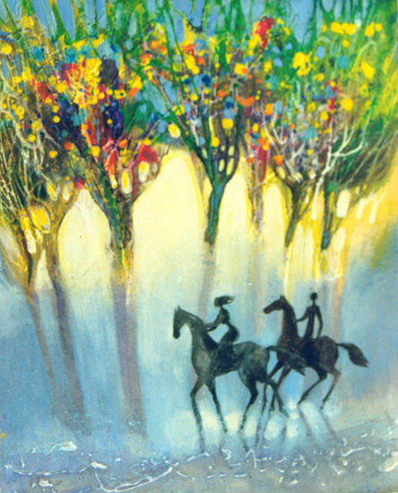 cavalgada Oil Canvas Landscaping