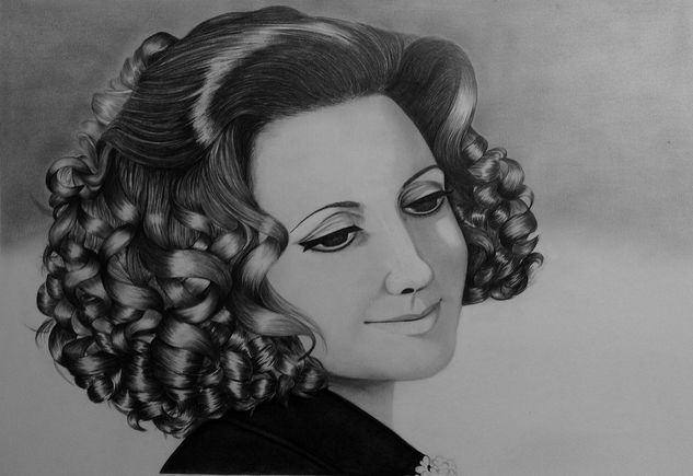 Retrato Mujer IV. Mi madre Pencil