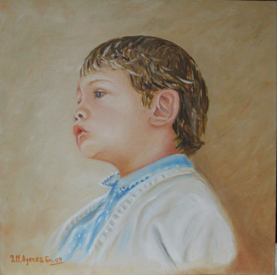 Carlos Oil Canvas Portrait