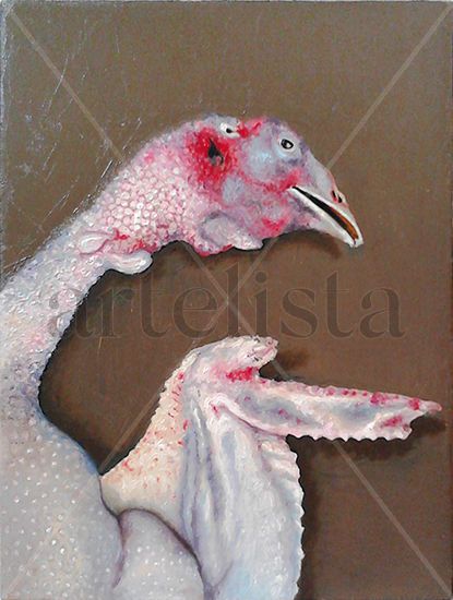 Guajolote Oil Canvas Animals