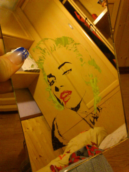 Marilyn Monroe Woodcut