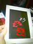 Rosas tricolores