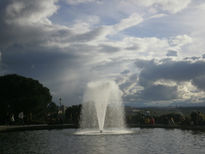 El geyser de Debod...