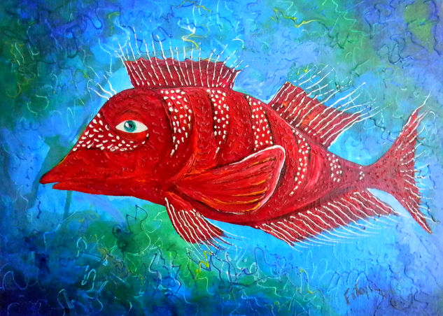 fish Acrylic Canvas Animals