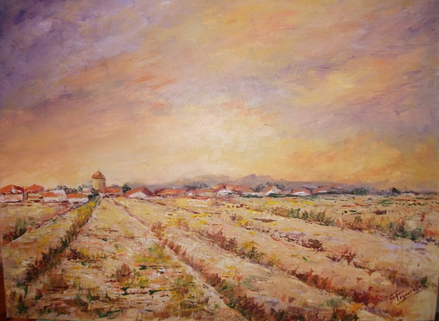 CAMPOS DE CASTILLA Acrylic Canvas Landscaping