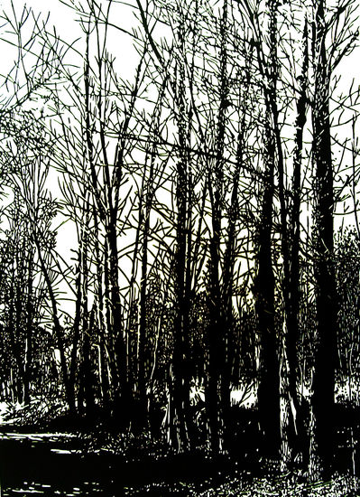 BOSQUE-03 Linograbado