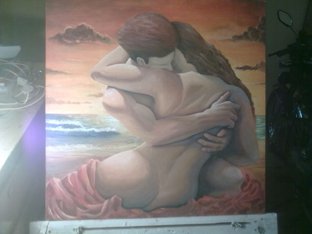 el amor Oil Canvas Nude Paintings