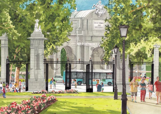 Parque del Retiro y Puerta de Alcalá