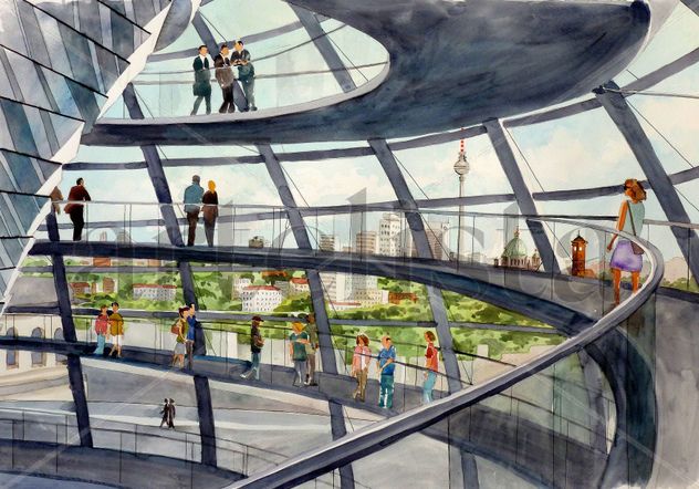 Cúpula del Reichstag, Berlin