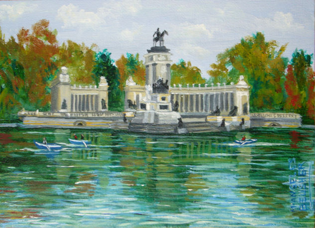 Estanque del Retiro Acrylic Panel Landscaping