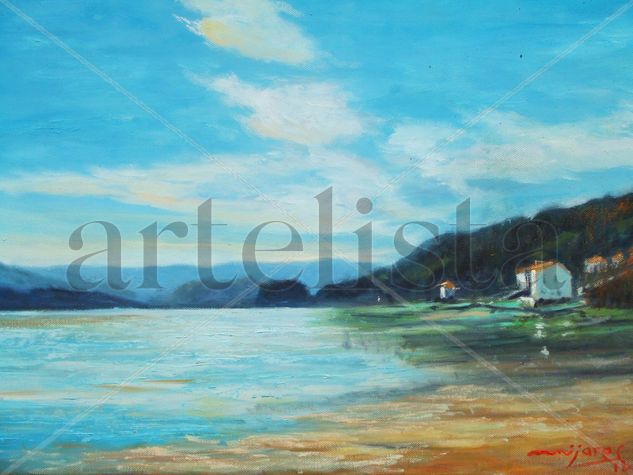 la ria Oil Canvas Marine Painting