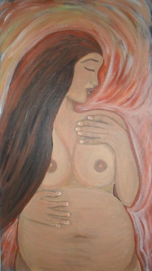 DULCE ESPERA Acrylic Canvas Nude Paintings