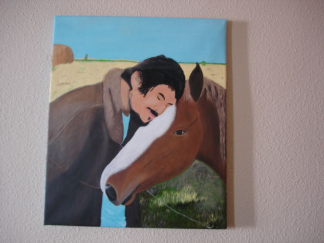 AMISTAD Oil Canvas Portrait