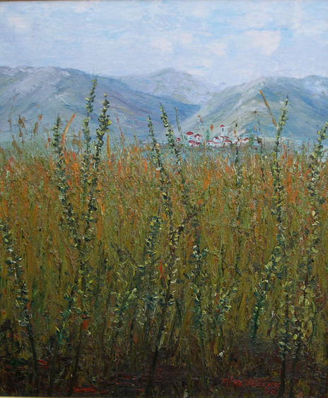 Paisaje con pueblo
