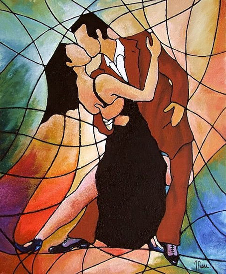 Tango Kiss Óleo Lienzo Paisaje