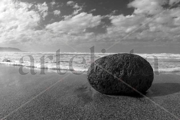 Piedra, arena y sal