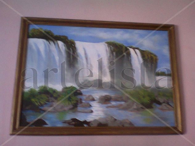 CATARATAS DEL IGUAZU Oil Canvas Landscaping