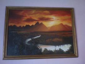 ATARDECER Oil Canvas Landscaping