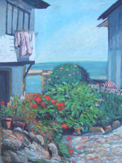 rincon de tazones 2 Oil Canvas Landscaping