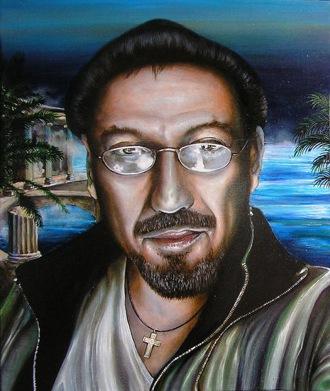 Un romano Oil Canvas Portrait