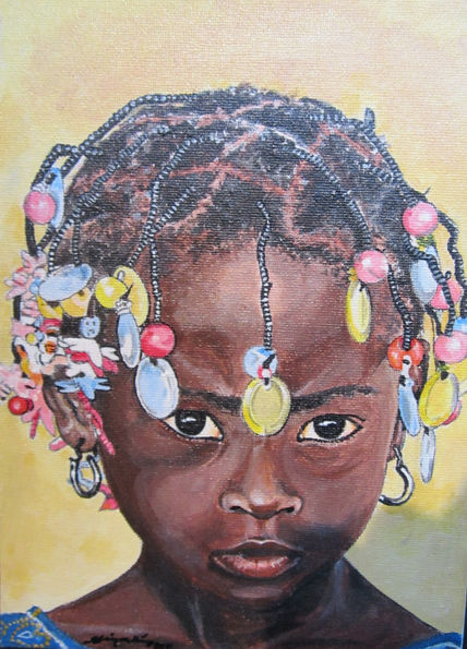 Niña africana