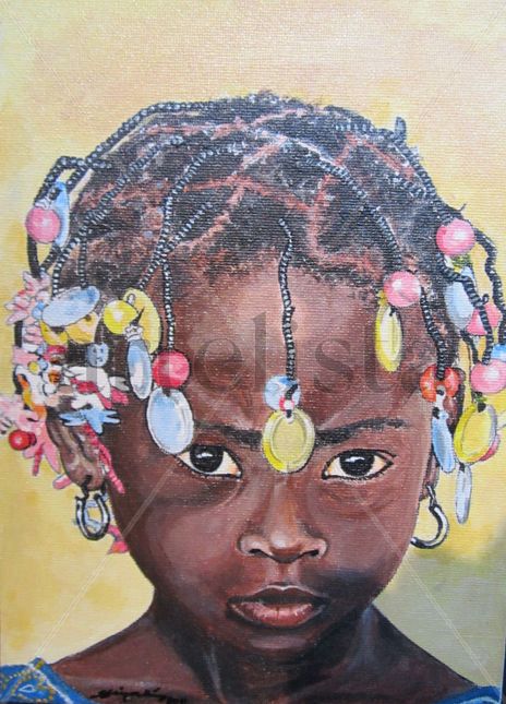 Niña africana