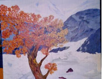 Arbol en nieve