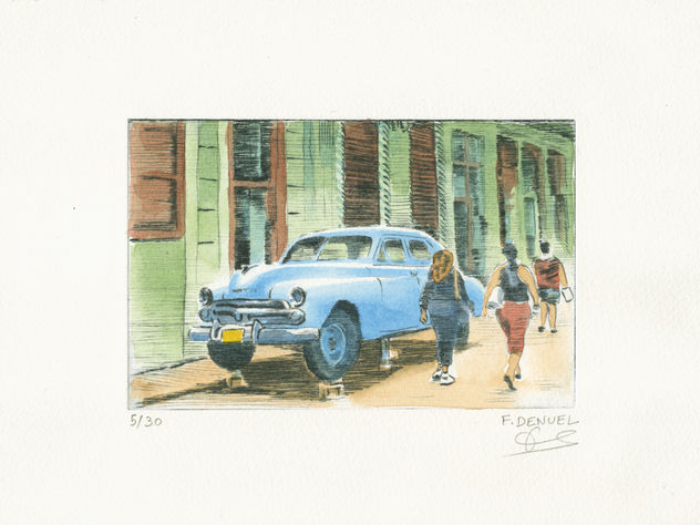Coche en la havana vieja-1