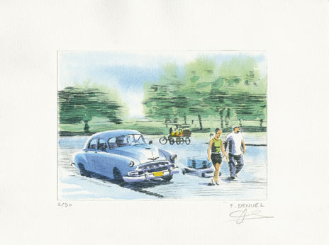 Coche en la havana...