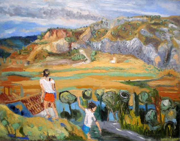 Cehegín 11 (niñas) Oil Canvas Landscaping