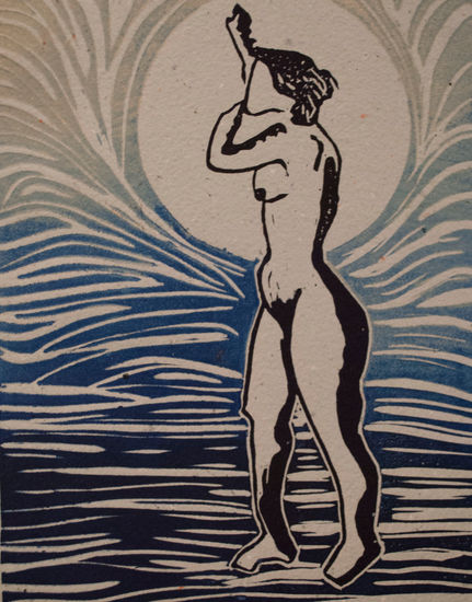 ALUNADA Linocut