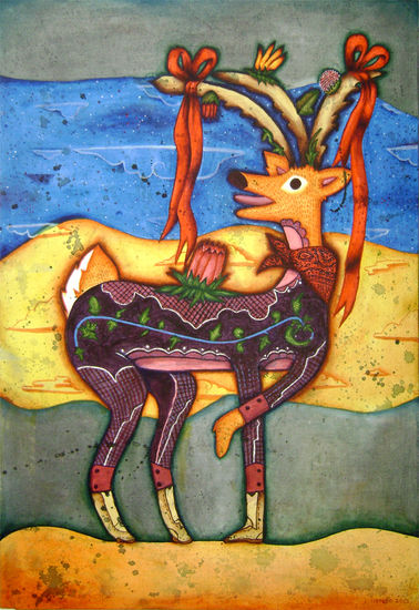 Habitantes del desierto Acrylic Canvas Animals