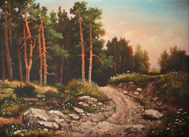 Motif from Zlatibor Oil Canvas Landscaping