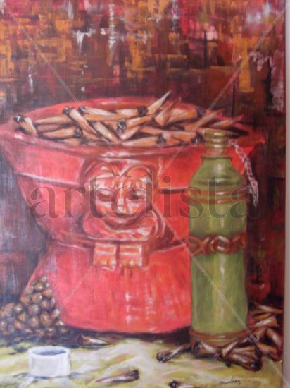 piñones Acrylic Canvas Still Life Paintings