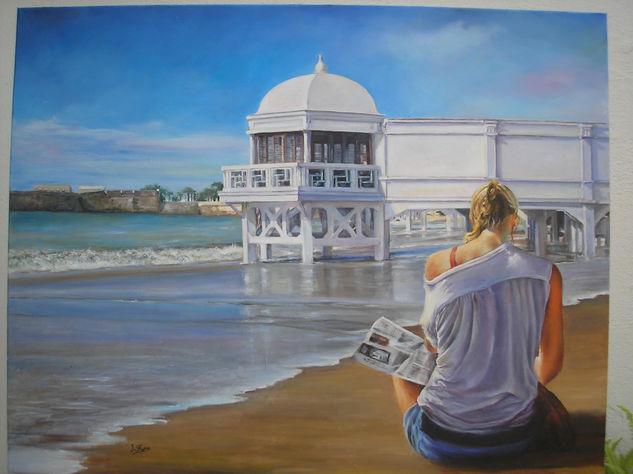 la caleta Cádiz Oil Canvas Marine Painting