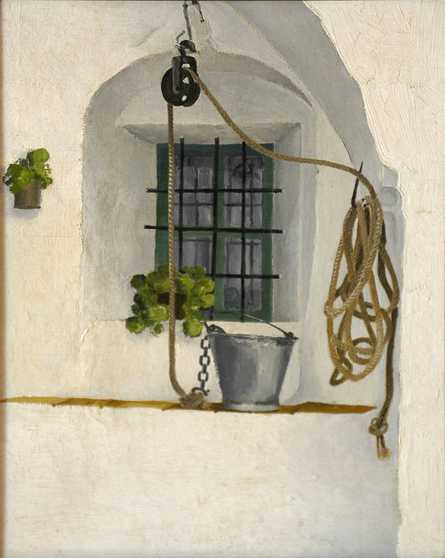 pozo andaluz, cal, blanco, luz, sombra