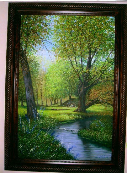 paisaje con arboleda Oil Canvas Landscaping