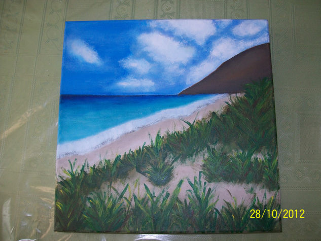 La playa Acrylic Canvas Landscaping