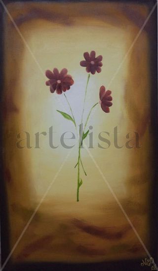 Luz Oil Canvas Floral Painting