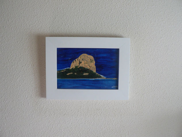 El peñón de Ifach (No disponible) Acrylic Canvas Marine Painting