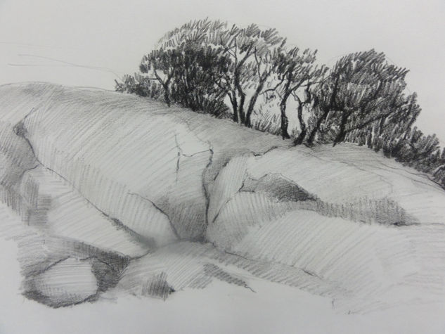 Sobre rocas Charcoal