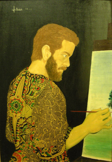 El pintor Óleo Lienzo Retrato