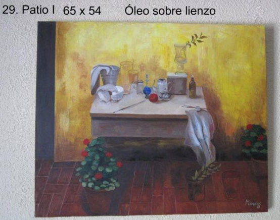 El patio  II Oil Canvas Others