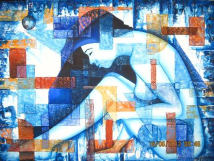 Mujer Azul