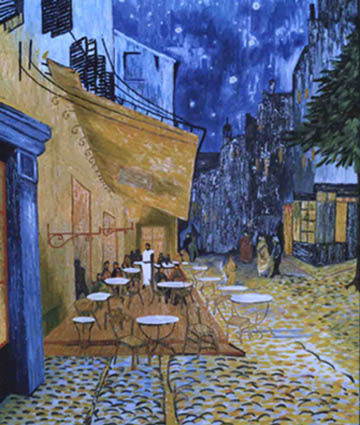 El Café de Van Gogh Oil Canvas Landscaping