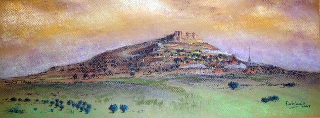 chinchilla de montearagon Pastel Paper Landscaping