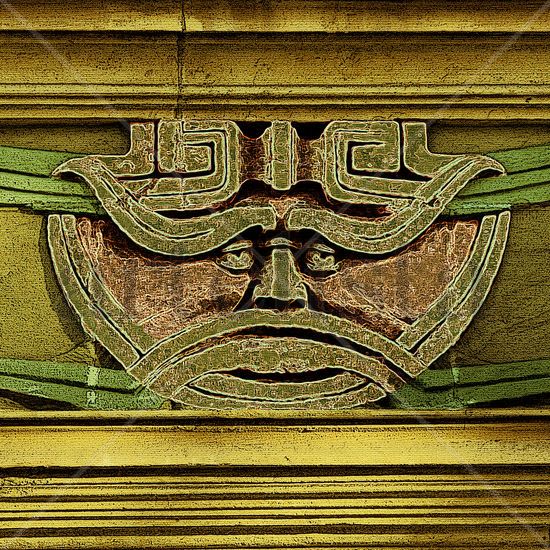 Stone Face Variation 1 Architecture and Interiorism Color (Digital)