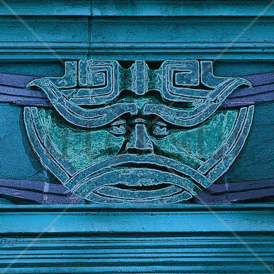 Stone Face Variation 3 Architecture and Interiorism Color (Digital)